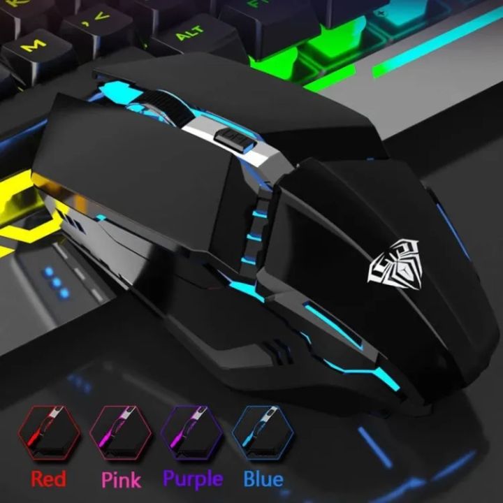 Aula S31 LED Wired Gaming Mouse with Breathing Backlight Effect