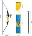 Sport Series Archery Shooting Set, Bow Arrow Toy Basic Archery Set Outdoor Hunting Game Bow and Arrow for Kids Boys Girls. 