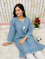 Attractive 1 Piece Kurti From The New Collection For Women Cotton Casual Comfortable Stylish Ladies Fashion Dress.