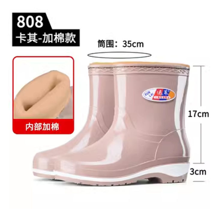 Xunlai%20fashion%20medium%20water%20shoes%20for%20women,%20pastoral%20summer,%20fruit%20green%20rubber%20shoes,%20kitchen%20anti-slip%20water%20boots,%20mother%20shoes,%20labor%20protection%20shoes%20for%20women%20-%20Image%207