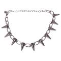 Metal Spikes Studs Rivets Punk Goth Necklace Choker Collar.