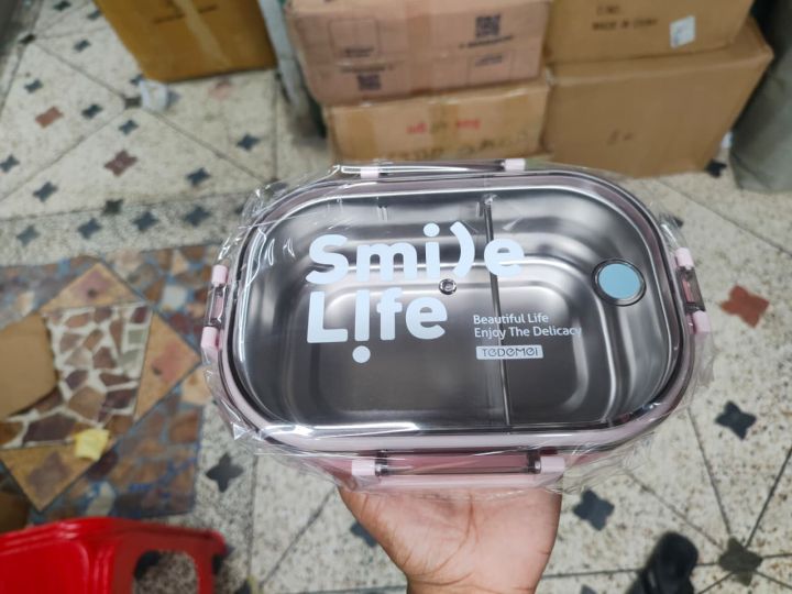 Smile%20Life%20980ml%20Stainless%20Steel%20Lunch%20Box%20with%20Dual%20Partition%20%E2%80%93%20Leakproof%20&%20Durable%20Food%20Container%20-%20Image%202