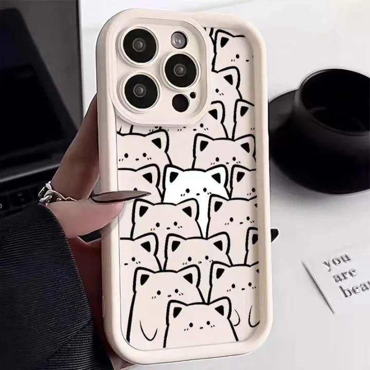 Cellphone%20Case%20For%20OPPO%20A16%20A38%20A16K%20A17%20A53%20A54%20A55%20A58%20A72%20A74%20A36%20A78%204G%20A54S%20A32%20A96%20F19S%20RENO%206%20Lite%20Phone%20Casing%20Cartoon%20Matte%20Popular%20Angel%20Eyes%20Couple%20Cute%20Bear%20Back%20Cover%20Shockproof%20Camera%20Protective%20Anti-falling%20TPU%20Soft%20-%20Image%206