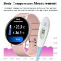 New Body Temperature Smart Watch Women Men HD 360*360 Screen Answer Call Dial Call Smartwatch for Samsung Watches for Women +box. 