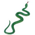 Rubber snake-3 x Simulation soft plastic toy snake-green. 