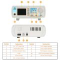 JUNTEK High Accuracy Digital Dual-channel DDS Function Signal Generator Arbitrary Waveform Pulse Signal Generators Frequency Meter.