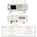 JUNTEK High Accuracy Digital Dual-channel DDS Function Signal Generator Arbitrary Waveform Pulse Signal Generators Frequency Meter. 