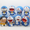 【HOT SALE】 8-10cm Kawaii Pvc Doraemon Nobita Nobi Action Figure Model Toys Cute Collection Gifts For Children Decoration. 