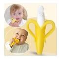 Soft Silicone Banana Shape Design  Baby Toothbrush 1pcs. 