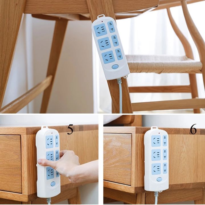2PCS/Set%20Wall-Mounted%20Self-Adhesive%20Desktop%20Socket%20Fixer/%20Self-Adhesive%20Power%20Strip%20Holder/Punch%20Free%20Hanging%20Fixator%20/Seamless%20Storage%20Holder%20-%20Image%209