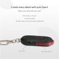 TWEXQNY 2X Anti-Lost Whistle Key Finder Wireless Alarm Smart Tag Key Locator Keychain Tracker Whistle Sound LED Light Tracker. 