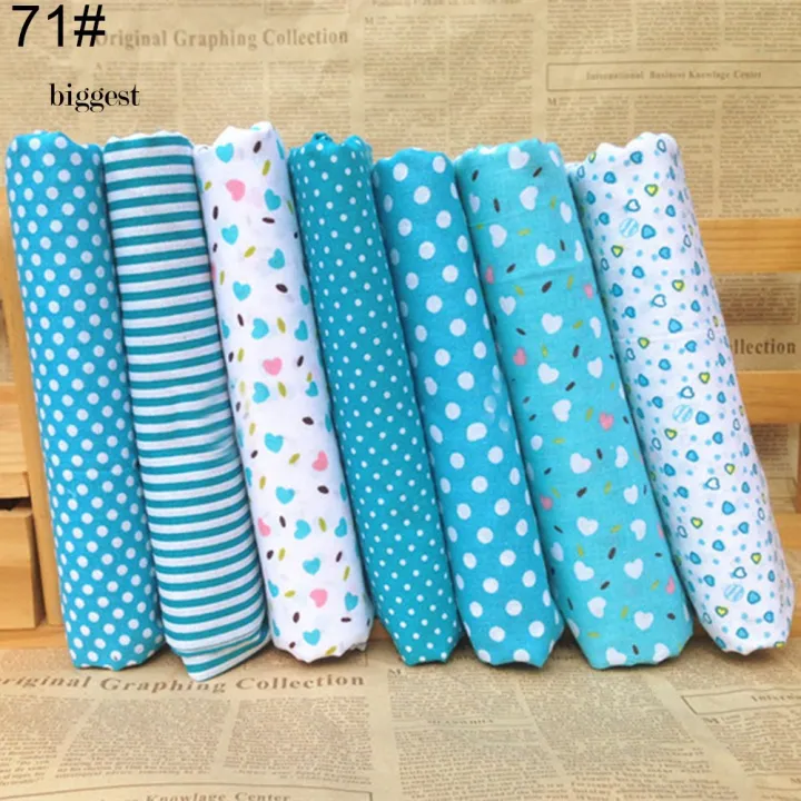 BIG%207Pcs/Set%20Quilting%20Fabric%20Floral%20Cotton%20Cloth%20DIY%20Craft%20Sewing%20Handmade%20Accessory%20-%20Image%205