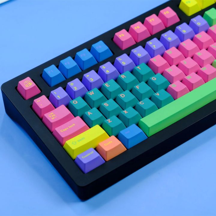 129 Keys GMK Trench Coat Keycaps PBT Keycap Dye Sublimation Cherry ...