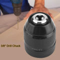 Keyless Drill Chuck 3/8 Thread 0.8mm-10mm locking function Metal Drill Chuck for Hand Electric Drill Nicle. 