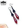 Carat Dangle Earrings Drop-resistant Long Pendant Hook Earrings. 