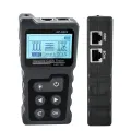 Multi-functional LCD Network Cable Tester Wire Tracker PoE Checker Inline PoE Voltage and Current Tester with Cable Tester with Illuminate Function. 