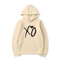 The Weeknd Solid Color Printed Hoodies XO Fashion Letter Print Hooded Sweatshirt Men Women Harajuku  Hop Pullover Hoodie Tops. 