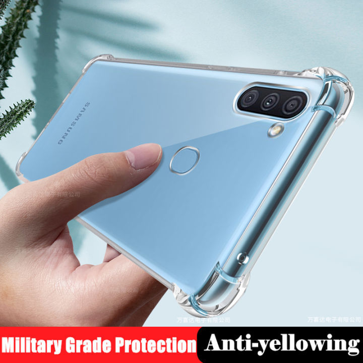 Samsung%20Galaxy%20A11%20/%20M11%20Couple%20Simple%20Shockproof%20phone%20case%20Four%20Corner%20Anti%20Fall%20Skin%20Friendly%20Shell%20Soft%20Phone%20Back%20Cover%20-%20Image%202