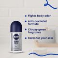 International Germany product Deodorant Roll on NIVEA MEN Silver Protect used for male - 50ml. 