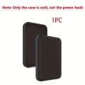 New For Apple Magsafe External Battery Case Wireless Magnetic Battery Cover Black All-inclusive Shockproof PC Hard Accessories.
