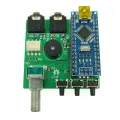 Open CW Keyer MK2 Finished with Aluminum Shell CW Keyer MK2 KIT CW Speed Adjustable From 1 to 999 WPM. 