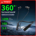 Tranyoo T‑M28 | Bluetooth 5.3 Neckband Earphones | JL7006 Chip | Up to 120 h Playback & 800 mAh Battery | Sports Neckband.