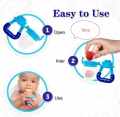 (Baby 3pc ar set)1pc Fruit-Chusni Pacifier,1pc Finger Brush,1pc Bib.001.