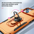 New Product for Apple 14 Series Phone Case Sliding Window with Removable Ring Bracket Sleeve Hot. 