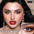 New Bella Silky Gold Elite Color Contact Lens With Regular Kit Box For Men and Women. 1 Pair Bella Color Contact Lens For Eye Makeup and Cosmetics. Bella Elite Series. #elite. 