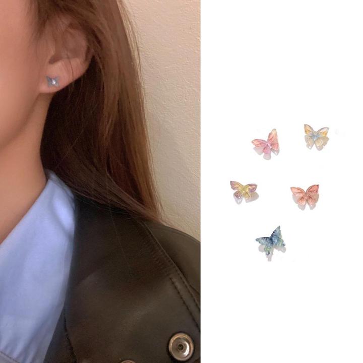 New 2025 Butterfly Stud Earrings Girl Accessories