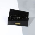 Foldable Triangular Glasses Case PU Leather Hard Eyeglasses Box Women Men Portable Sunglasses Container Eyewear Accessories.
