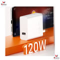 Vivo iQOO 120W Flash Charger Power Adapter,IQOO Charger V12066LOAO FlashCharger Cesan Type C Untuk Vivo iQoo 11 5G Z7x Z7 5G V27 V27e X80 Pro X90 Pro. 