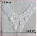 Embroidered Fabrics Dresses Laces Craft materials Pearl Lace fabric for Sewing Lace collar Needlework Accessories. 