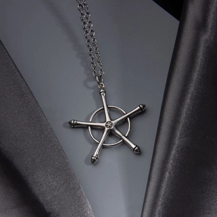 Anime%20Bleach%20Necklace%20Ishida%20Uryuu%20Ginreigojiaku%20Pendant%20Choker%20Jewelry%20Fashion%20Cosplay%20Accessories%20-%20Image%202