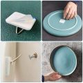 50PCS Plate Hangers Hooks for Decor 1.3Inch Sticky Invisible Adhesive. 