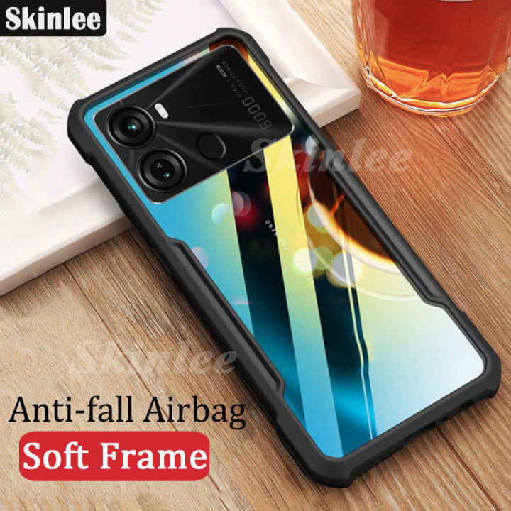 Shockproof TPU Bumper Clear Acrylic Mobile Phone Case For Itel P40 Back Cover - Secure and Stylish Protection for Your Itel P40