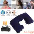 3in1 Travel Selection Travel Set - Comfortable Neck Pillow, Eye Shade Mask, Ear Plugs -Onex BD. 