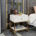 Bedside Table / Bedside Table with 1 Drawer Wrought Iron Frame Also A Table Can Be Mounted On Any Item. 
