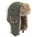 Men's Winter Trapper Aviator Trooper Earflap Warm Russian Waterproof Ski Hat Bomber Cap Russian Warm Ear Protectors Hats Loser Lione. 