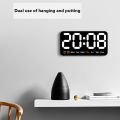 LED Digital Wall Clock With 2 Alarm Large Display Alarm Clock For Living Room Office Classroom Gym Shop Decor. 