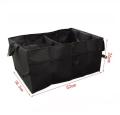 Universal Car Trunk Organizer Foldable Car Back Rear Trunk Black Portable Large Capacity Storage Car Trunk Organizer. 