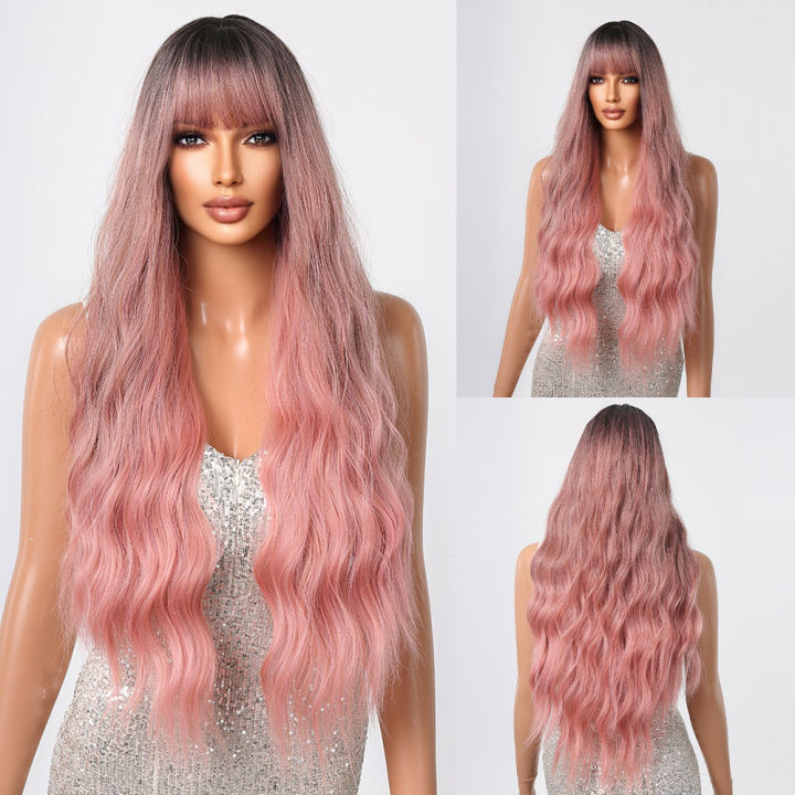 White%20Curly%20Wig%20Long%20Wavy%20Synthetic%20Hair%20Wig%20with%20Bangs%20White%20Cosplay%20Wigs%20for%20Women%20Holiday%20Party%20Hair%20High%20Temperature%20-%20Image%207