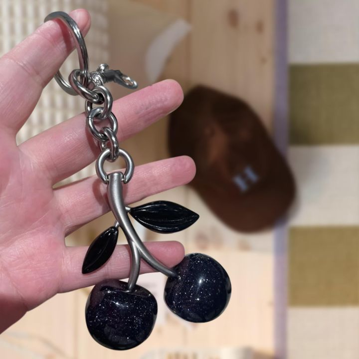 Cherry%20Bag%20Charm,%20Cute%20Keychain%20with%20Metal%20Key%20Ring%20and%20Clip,%20Cherry%20Charm%20for%20Purse,Bags%20Accessories%20for%20Women%20Girls%20-%20Image%205