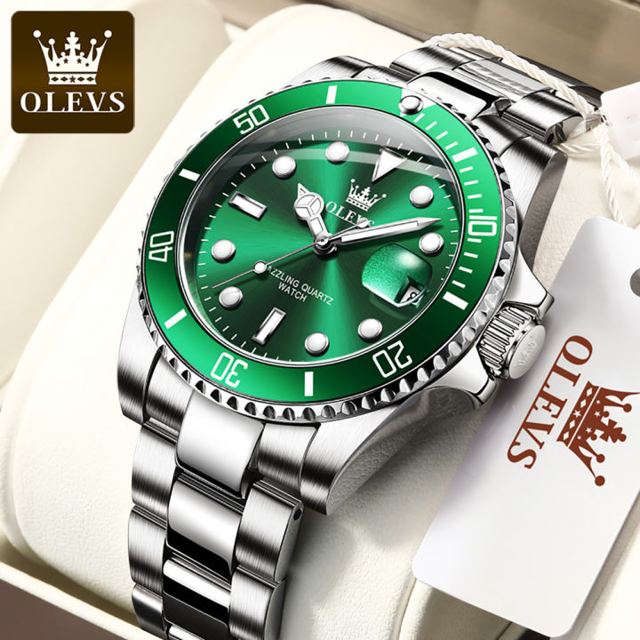 Olevs%205885%20%20Stainless%20Steel%20Analoge%20Wrist%20Watch%20For%20Men%20-%20Image%203