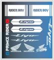 honda bike all sticker | bike modify sticker |honda livo sticker | Bike full set Sticker- ( Waterproof & Premium quality) | customize sticker | custom sticker for bike..car modified sticker for bike.