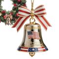 US Founding Commemorative for Christmas Ornament Bell 1776-2026 250th Birthday of America' S Founding Keepsake Bell for Christmas.