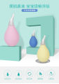 Water drop type newborn baby supplies medical PVC nasal aspirator pump Nose cleaner type cold and snot cleaning silicone head elevator.