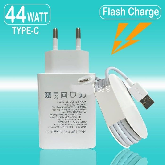 Vivo%2044W%20Flash%20Charging%20Adapter%20With%20Type-C%20Cable%20QuickCharge%204.0%2044W%20Flash%20Charger%20Compatible%20with%20Vivo%20V25%20V25e%20V23%20V23e%20Y73%20Z1x%20Z5%20V19%20V20%20V20%20Pro%20V20%20SE%20V21%20and%20other%20Smartphones%20-%20Image%203