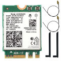 Intel AX200 NGW 802.11ax/ac MU-MIMO 2x2 Wifi module NGFF M.2 Bluetooth 5.1 Network Card Dual band 2.4Gbps Intel Wi-Fi 6E AX200.