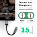 USB Type C to 3.5 MM Headphone Jack Adapter DAC Tipo C A 3.5MM Earphone Adaptador Converter USBC TypeC Audio AUX Cable Adaptor.
